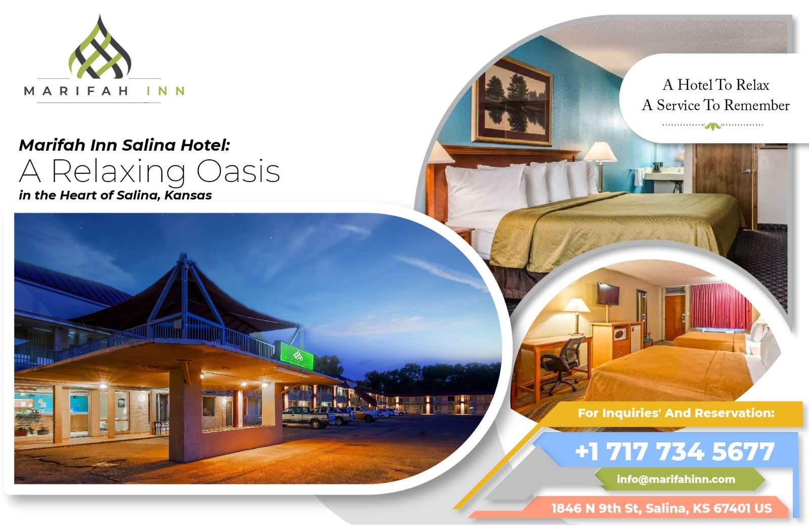 Marifah Inn Salina Hotel A Relaxing Oasis in the Heart of Salina